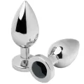 Anal Plug Diamant Schwarz Klein 5,71 cm von Metal Hard