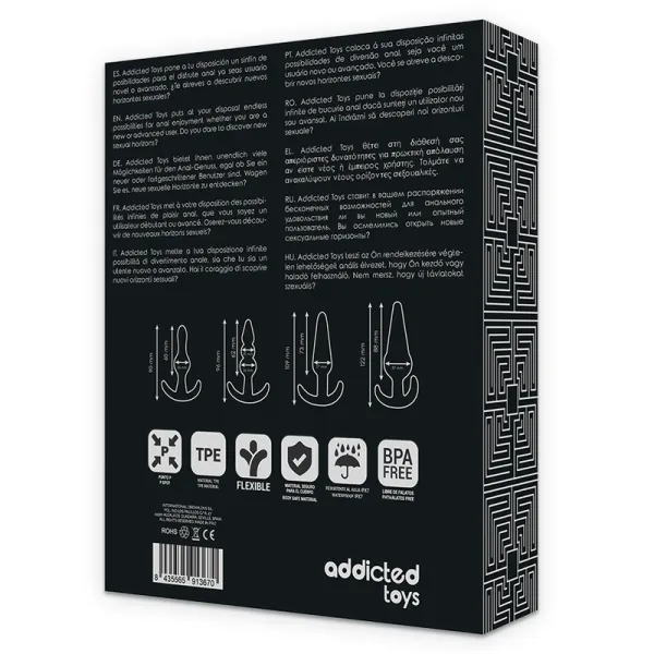 Set 4 Analplug von Addicted Toys | Fesselliebe.de
