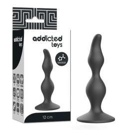 Anal Sexueller Stecker 12 cm Schwarz von Addicted Toys | Fesselliebe.de