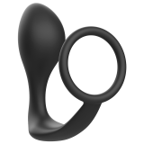 Analplug mit Schwarzem Silikonring von Addicted Toys | Fesselliebe.de