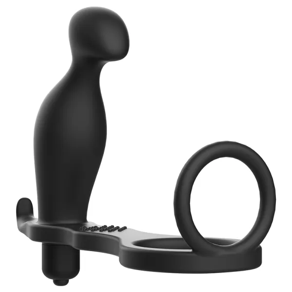Analplug mit Schwarzem Silikonring 12 cm von Addicted Toys | Fesselliebe.de