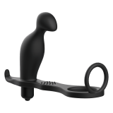Analplug mit Schwarzem Silikonring 12 cm von Addicted Toys | Fesselliebe.de