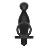 Analplug mit Schwarzem Silikonring 12 cm von Addicted Toys | Fesselliebe.de