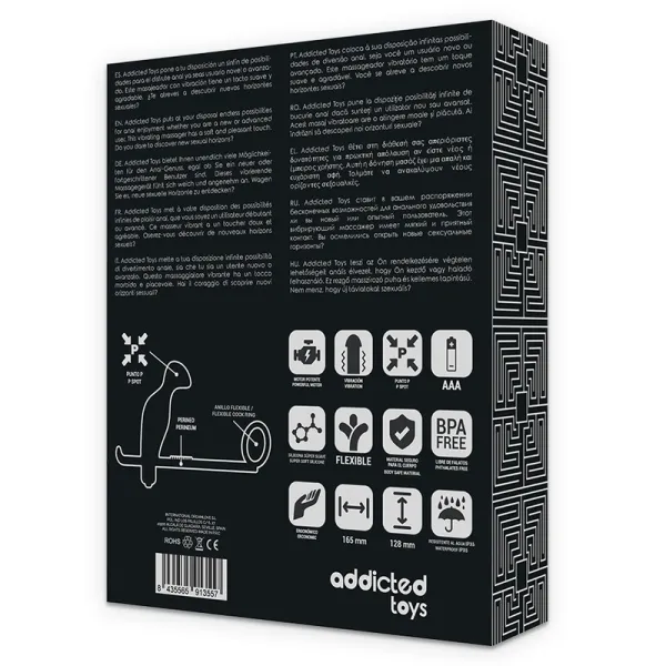 Analplug mit Schwarzem Silikonring 12 cm von Addicted Toys | Fesselliebe.de