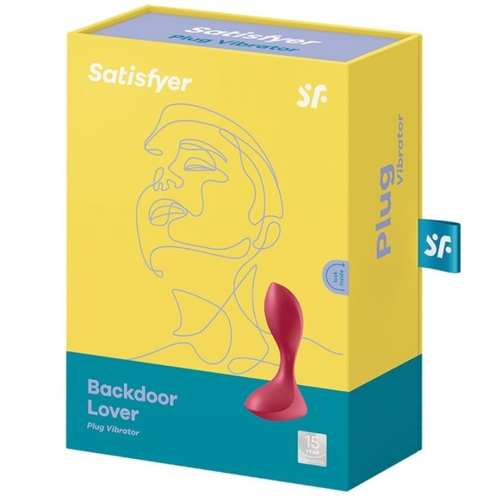 Backdoor Lover Roter Anal Vibrator Stecker Rot von Satisfyer Plugs | Fesselliebe.de