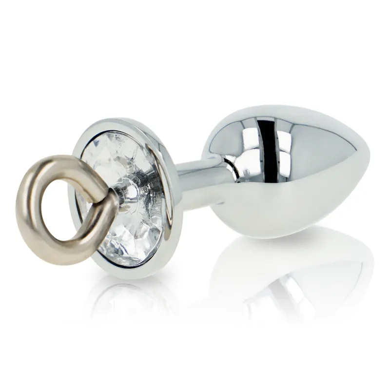 Metall Butt Plug mit Ring von Ohmama Fetish | Fesselliebe.de