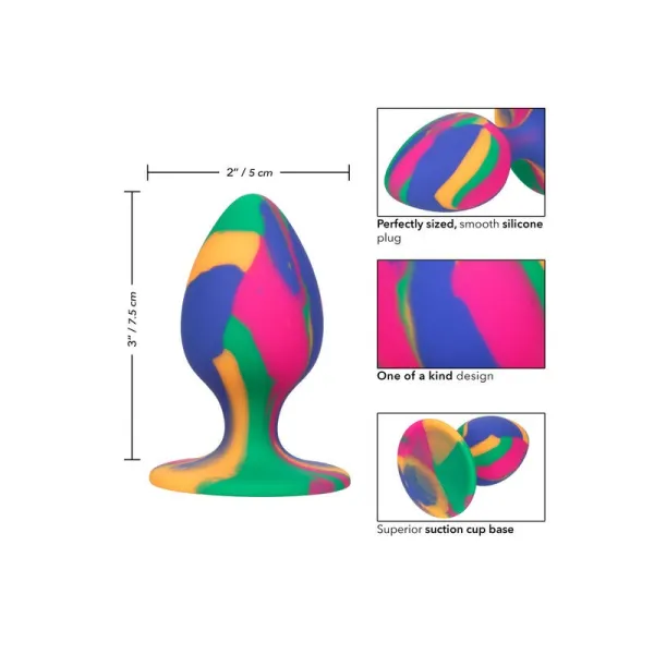 Cheeky Medium Tie-Dye Plug Anal von Calexotics | Fesselliebe.de