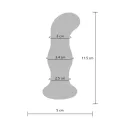 The Gleaming Vibrierender Glas-Buttplug von Toyjoy