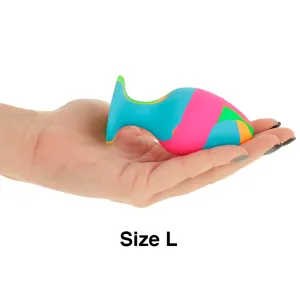 Mehrfarbige Silikon-Stecker-Set von Intense Anal Toys