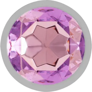 Analplug aus Aluminiummetall mit Violettem Kristall, Grösse S von Intense Anal Toys