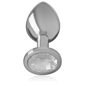 Analplug aus Aluminiu Mmetall mit Silbernem Kristall, Grösse S von Intense Anal Toys