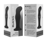 Sean Plug Anal Premium Silikon Schwarz von Black&Silver | Fesselliebe.de