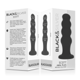 Scott Premium Silikon Analplug Schwarz von Black&Silver | Fesselliebe.de