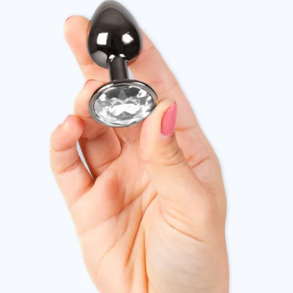 Gunmetal Butt Plug Kleine Grösse 7 cm von Secretplay Toys | Fesselliebe.de
