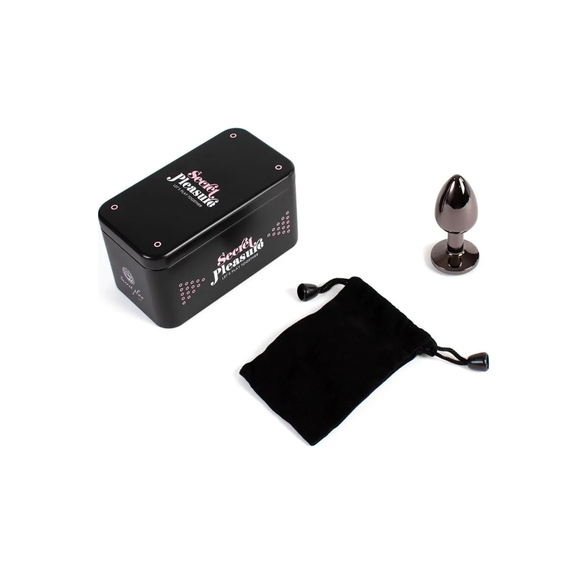 Gunmetal Butt Plug Kleine Grösse 7 cm von Secretplay Toys | Fesselliebe.de