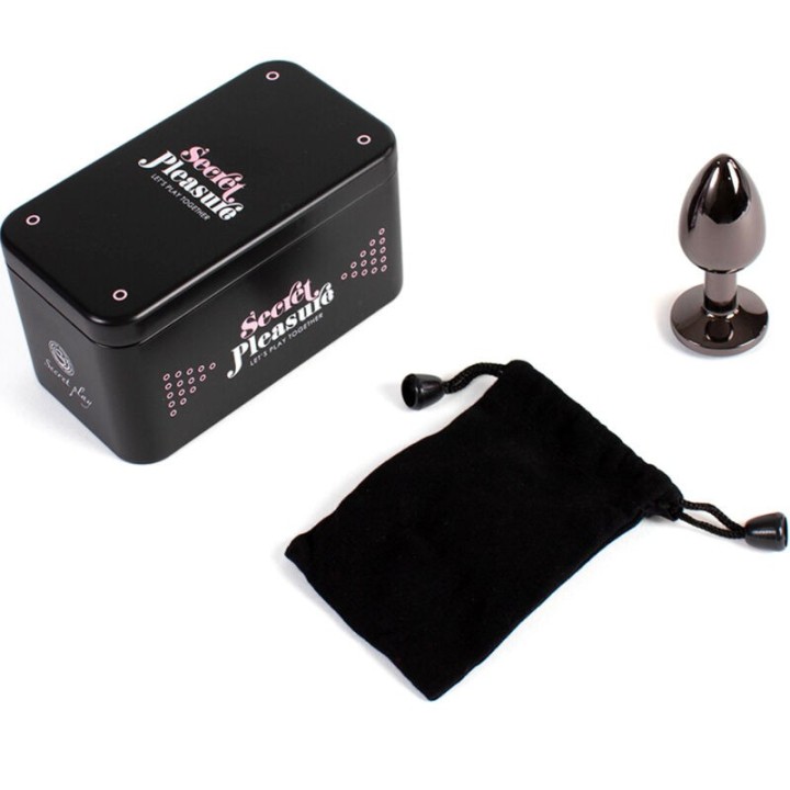 Gunmetal Butt Plug Kleine Grösse 7 cm von Secretplay Toys | Fesselliebe.de