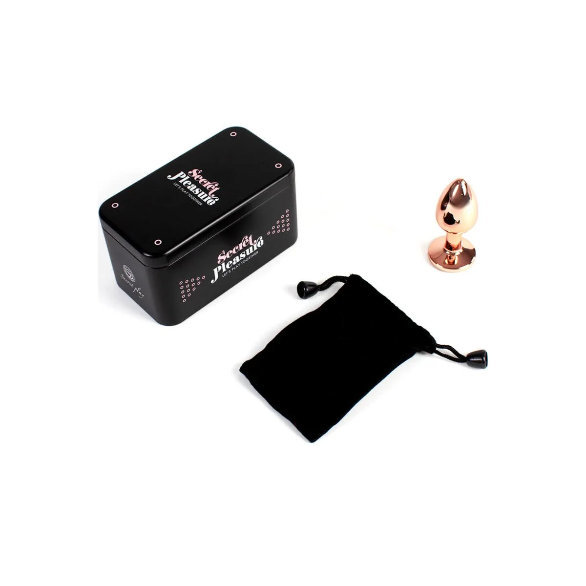 Metall-Butt-Plug Roségold, Kleine Grösse 7 cm von Secretplay Toys | Fesselliebe.de