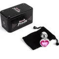 Butt Plug aus Metall Fuchsia Herz Kleine Grösse 7 cm von Secretplay Toys