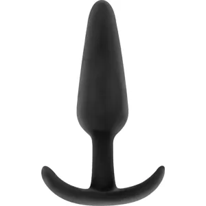 Hansel Silikon-Analsplug mit Kleinem Griff von Black&Silver