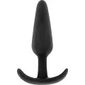 Kael Silikon Analplug mit Mittlerem Griff von Black&Silver