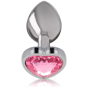 Aluminium-Metall-Anal-Stecker Rosa Herz Grösse S von Intense Anal Toys
