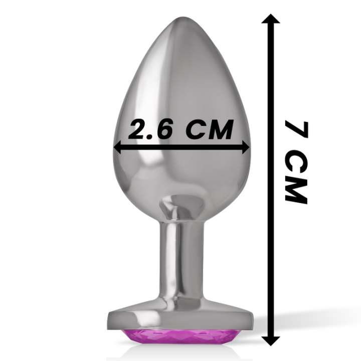 Aluminium-Metall-Anal-Stecker Rosa Herz Grösse S von Intense Anal Toys | Fesselliebe.de