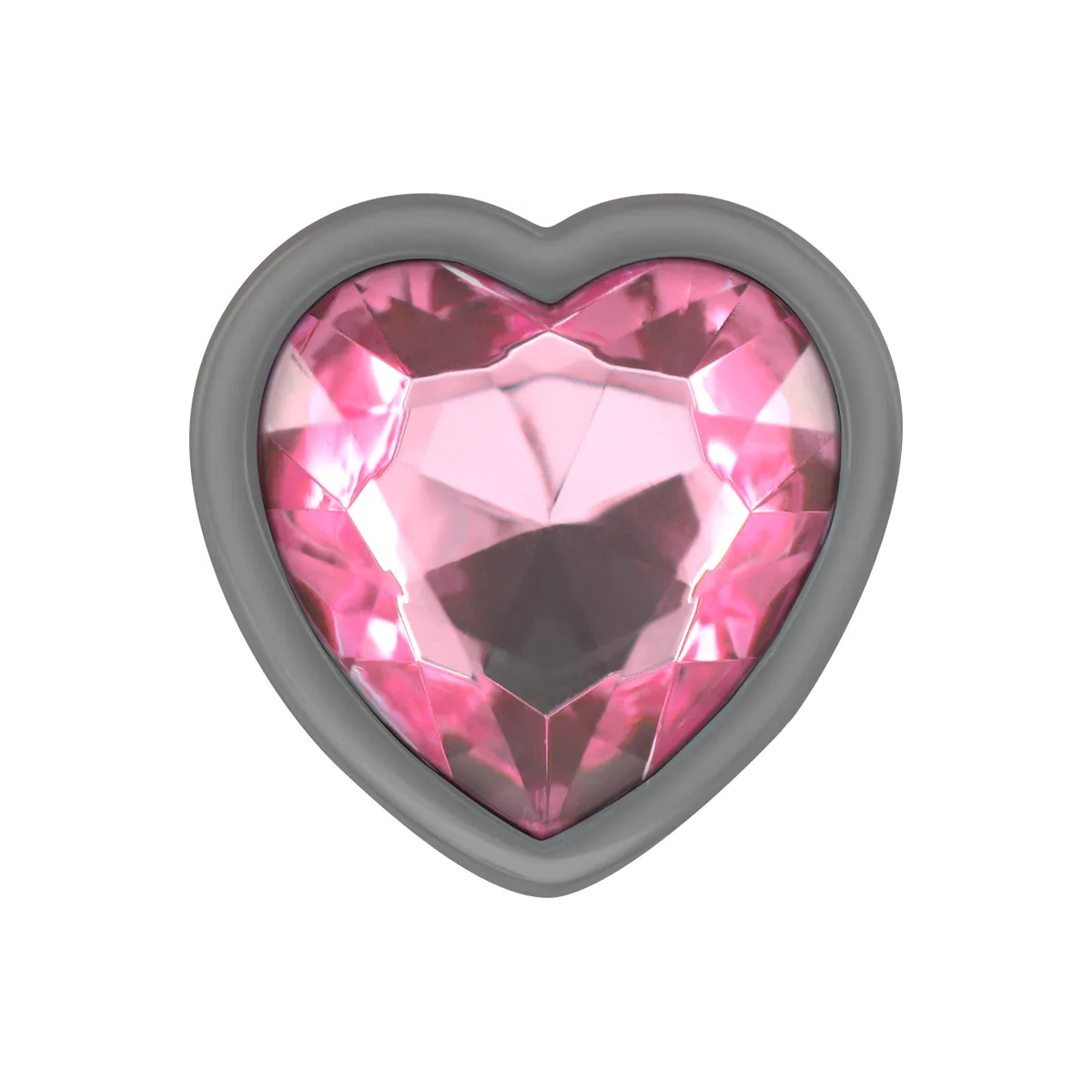 Aluminium-Metall-Anal-Stecker Rosa Herz Grösse M von Intense Anal Toys | Fesselliebe.de
