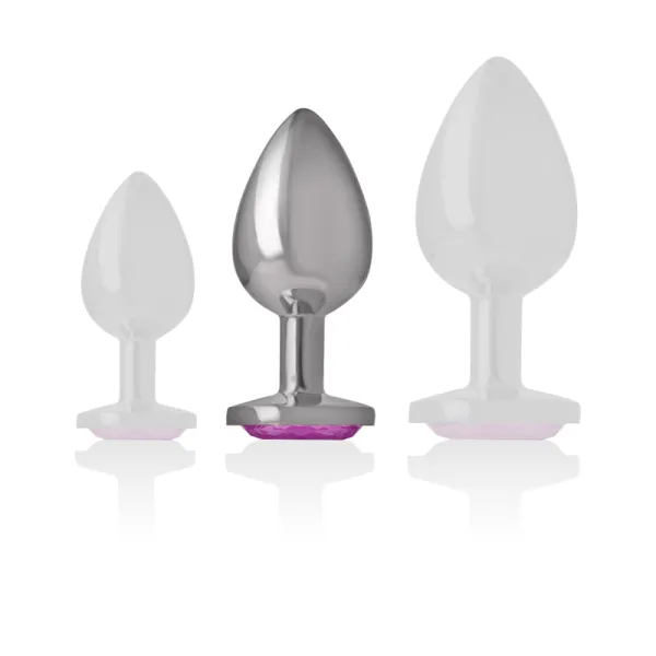Aluminium-Metall-Anal-Stecker Rosa Herz Grösse M von Intense Anal Toys | Fesselliebe.de