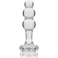 Modell 1 Stecker Borosilikatglas Transparent 10,5 cm -O- 3 cm von Nebula Series By Ibiza