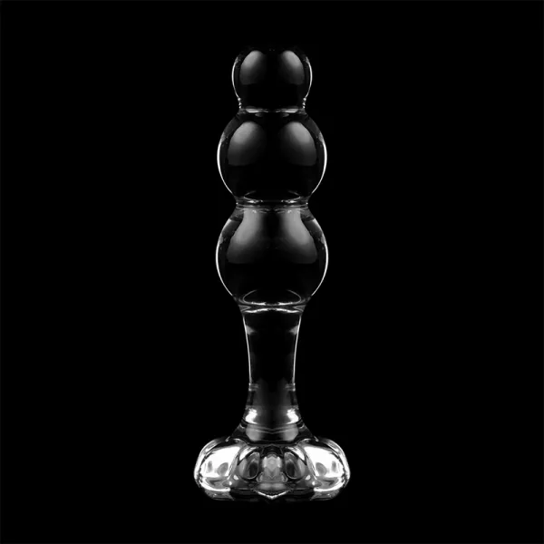 Modell 1 Stecker Borosilikatglas Transparent 10,5 cm -O- 3 cm von Nebula Series By Ibiza | Fesselliebe.de