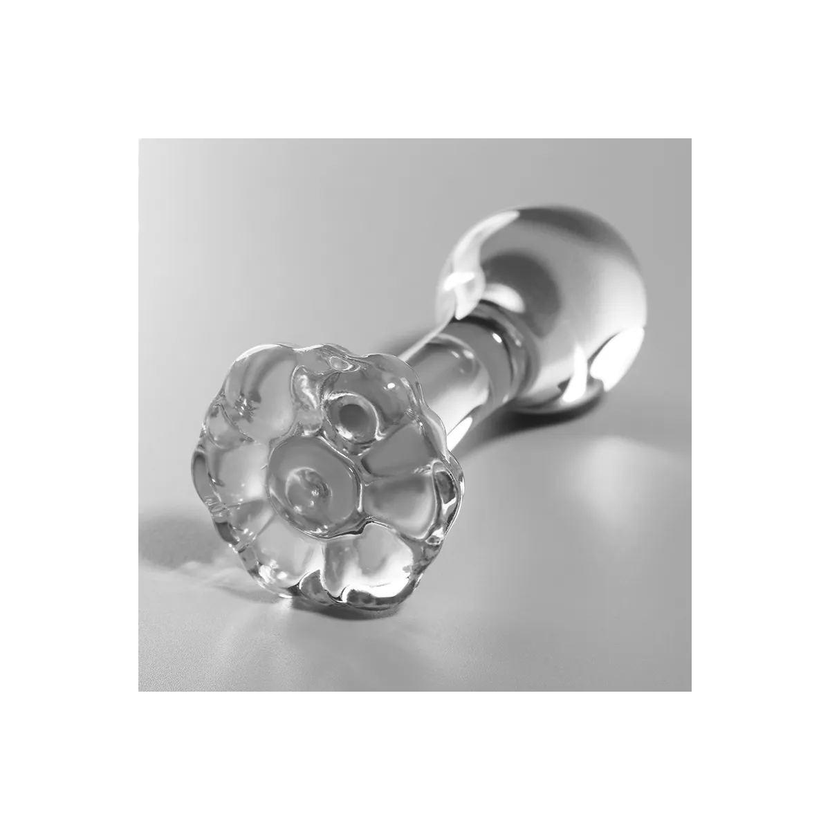 Modell 2 Analplug Borosilikatglas Klar 11 cm -O- 3,5 cm von Nebula Series By Ibiza | Fesselliebe.de