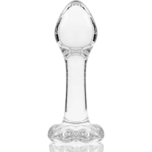 Modell 2 Analplug Borosilikatglas Klar 11 cm -O- 3,5 cm von Nebula Series By Ibiza