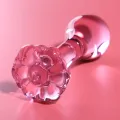 Modell 2 Analplug Borosilikatglas Rosa 11 cm -O- 3,5 cm von Nebula Series By Ibiza