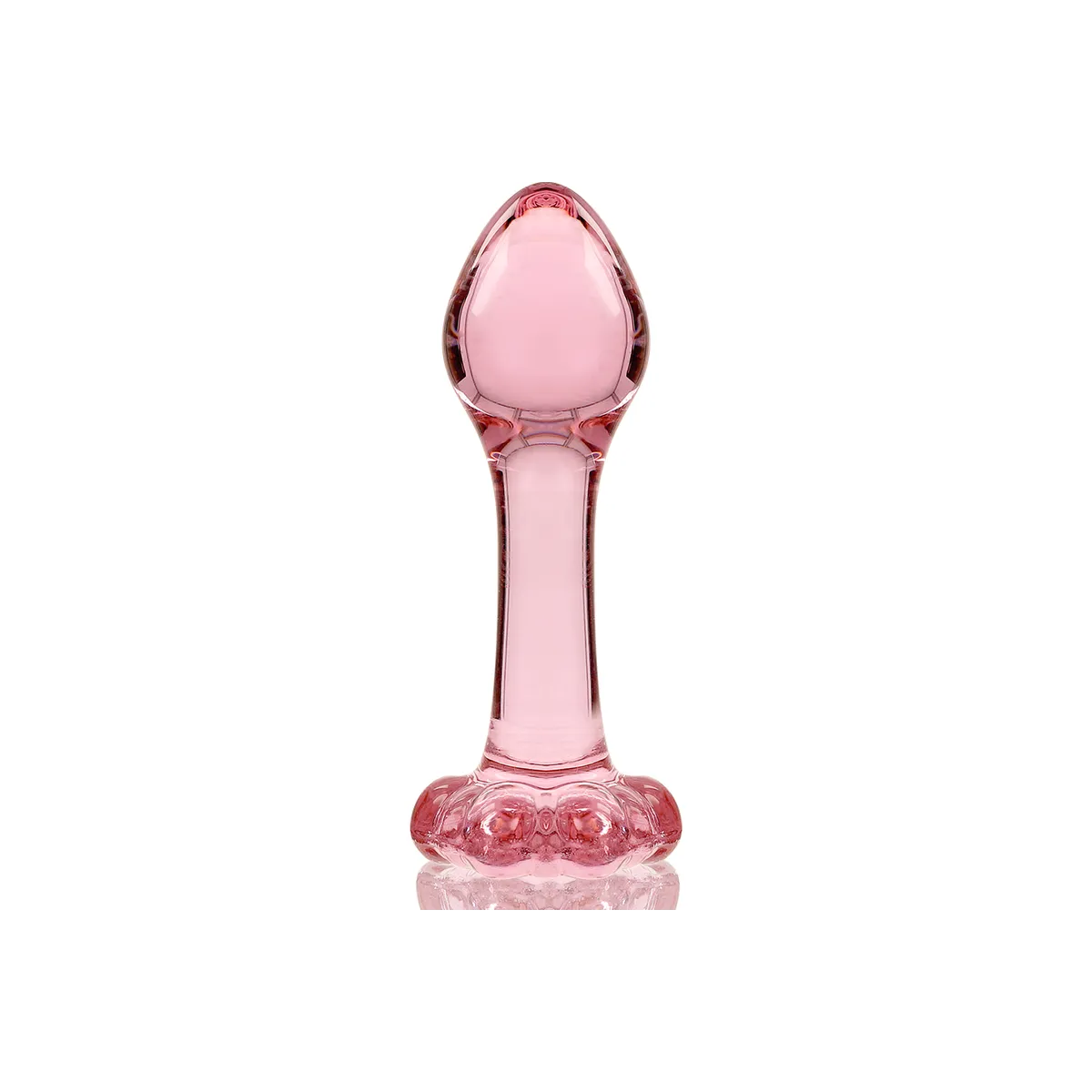 Modell 2 Analplug Borosilikatglas Rosa 11 cm -O- 3,5 cm von Nebula Series By Ibiza | Fesselliebe.de