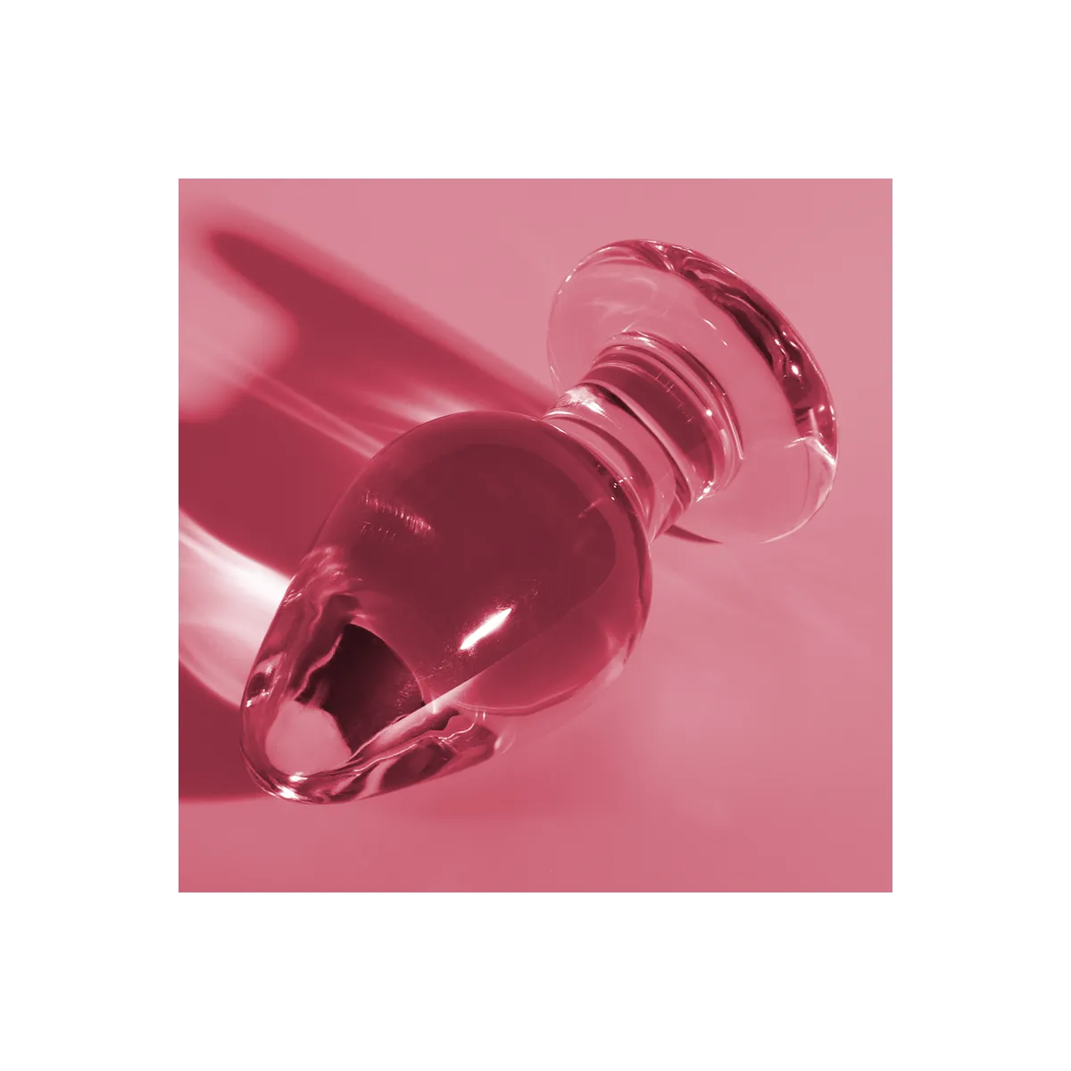 Modell 3 Analplug Borosilikatglas Rosa 11 cm -O- 5 cm von Nebula Series By Ibiza | Fesselliebe.de