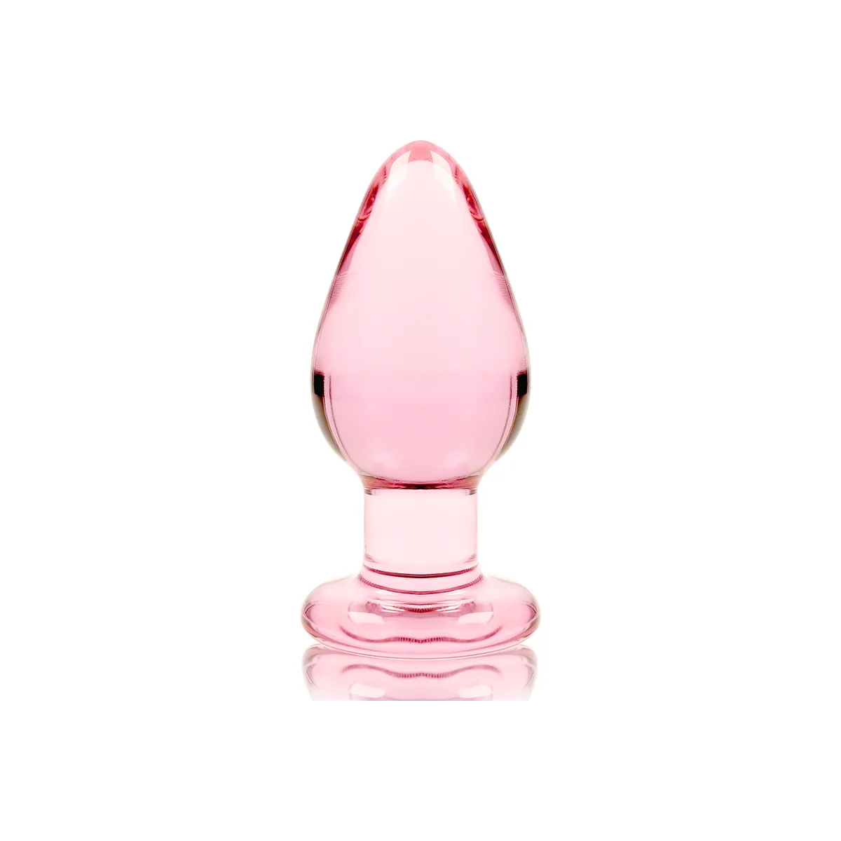 Modell 3 Analplug Borosilikatglas Rosa 11 cm -O- 5 cm von Nebula Series By Ibiza | Fesselliebe.de