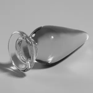Modell 4 Analplug Borosilikatglas Klar 11 cm -O- 5 cm von Nebula Series By Ibiza