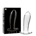 Modell 5 Analplug Borosilikatglas Klar 12,5 cm -O- 3,5 cm von Nebula Series By Ibiza