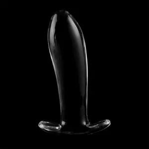 Modell 5 Analplug Borosilikatglas Klar 12,5 cm -O- 3,5 cm von Nebula Series By Ibiza