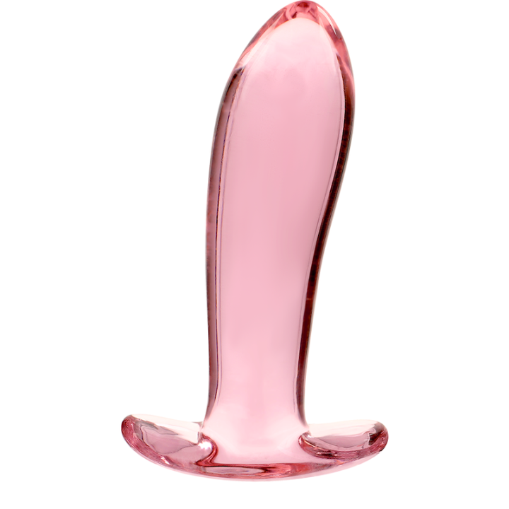 Modell 5 Analplug Borosilikatglas Rosa 12,5 cm -O- 3,5 cm von Nebula Series By Ibiza | Fesselliebe.de