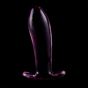 Modell 5 Analplug Borosilikatglas Rosa 12,5 cm -O- 3,5 cm von Nebula Series By Ibiza