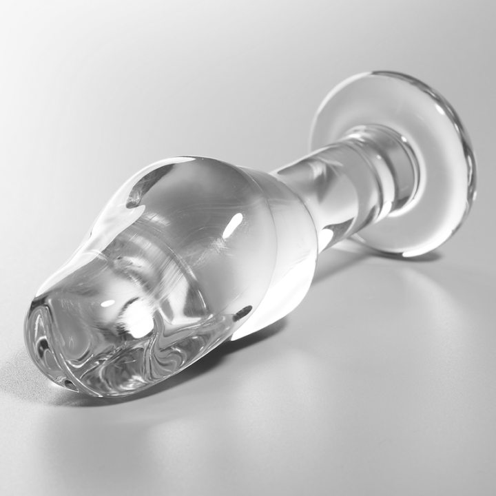 Modell 6 Analplug Borosilikatglas Klar 12,5 cm -O- 4 cm von Nebula Series By Ibiza | Fesselliebe.de
