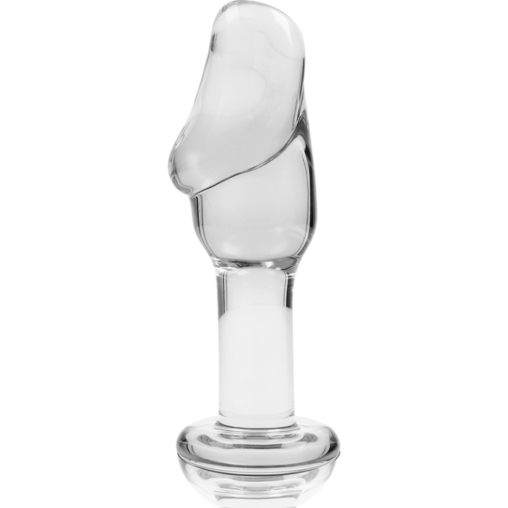 Modell 6 Analplug Borosilikatglas Klar 12,5 cm -O- 4 cm von Nebula Series By Ibiza | Fesselliebe.de