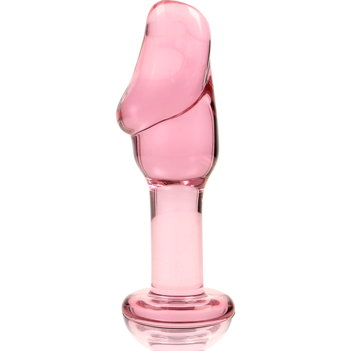 Modell 6 Analplug Borosilikatglas Rosa 12,5 cm -O- 4 cm von Nebula Series By Ibiza | Fesselliebe.de