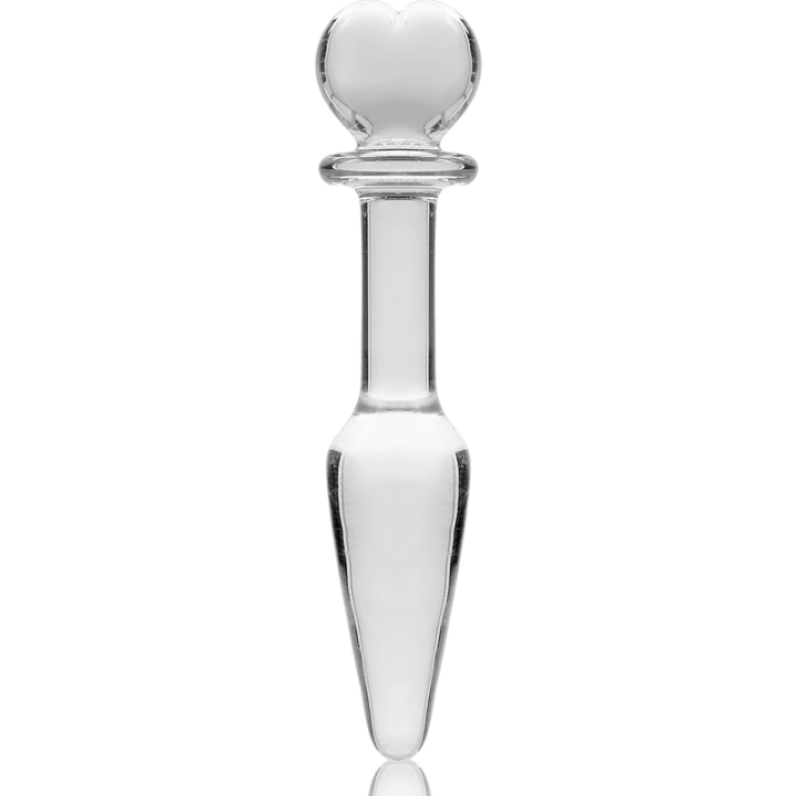 Modell 7 Analplug Borosilikatglas Klar 13,5 cm -O- 3 cm von Nebula Series By Ibiza | Fesselliebe.de
