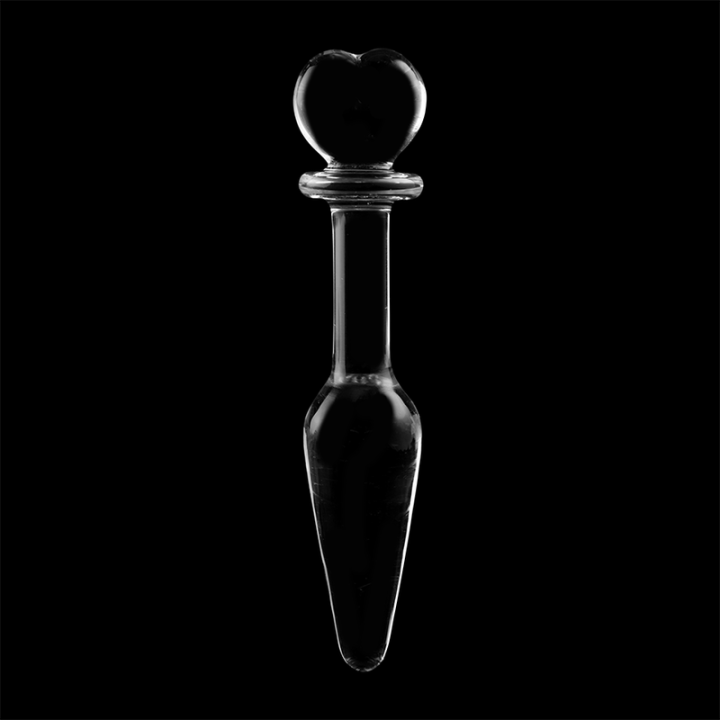 Modell 7 Analplug Borosilikatglas Klar 13,5 cm -O- 3 cm von Nebula Series By Ibiza | Fesselliebe.de