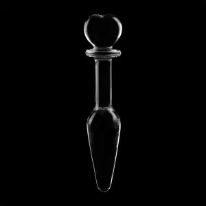 Modell 7 Analplug Borosilikatglas Klar 13,5 cm -O- 3 cm von Nebula Series By Ibiza