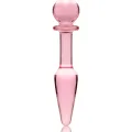 Modell 7 Analplug Borosilikatglas Rosa 13,5 cm -O- 3 cm von Nebula Series By Ibiza