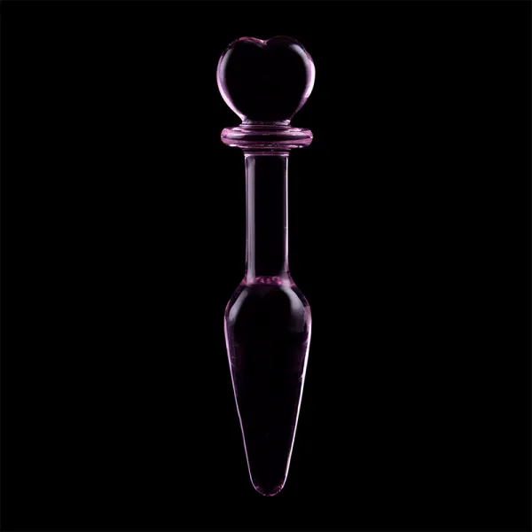 Modell 7 Analplug Borosilikatglas Rosa 13,5 cm -O- 3 cm von Nebula Series By Ibiza | Fesselliebe.de