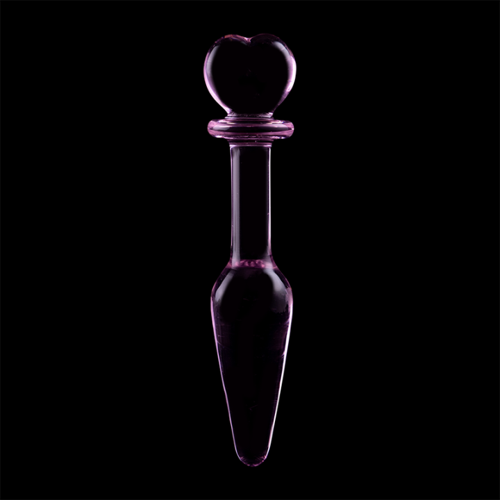 Modell 7 Analplug Borosilikatglas Rosa 13,5 cm -O- 3 cm von Nebula Series By Ibiza | Fesselliebe.de